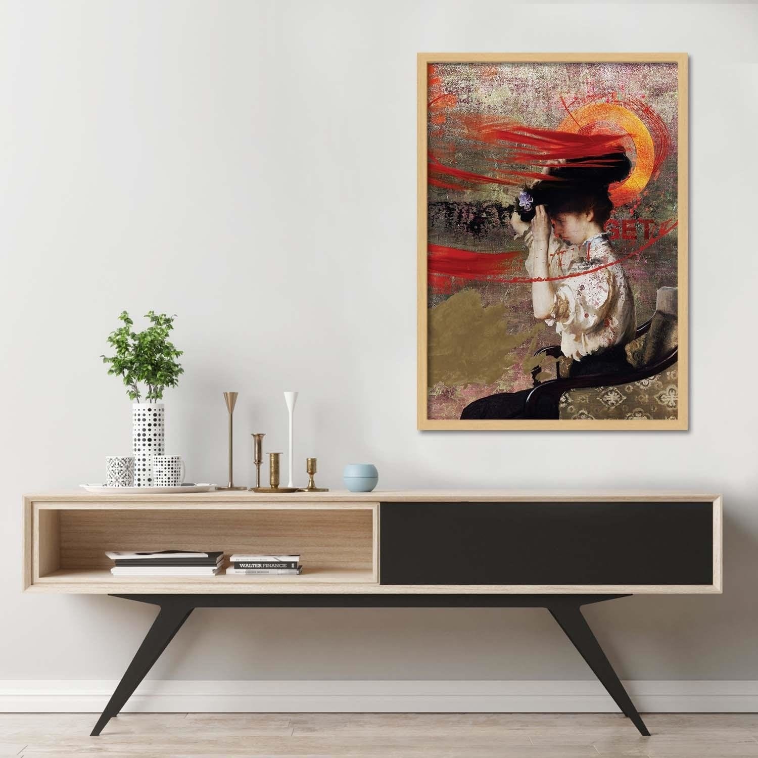 Glezna bēšā rāmī - Baroque Home Trends DECO