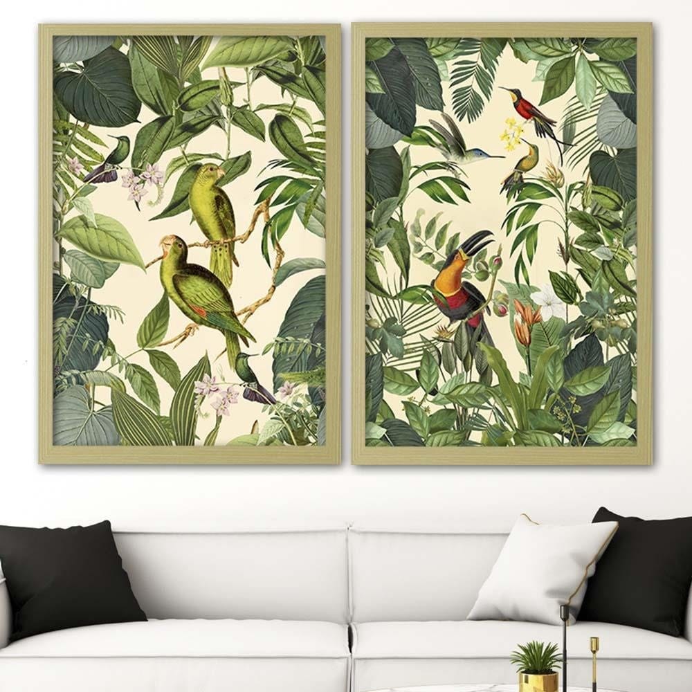 Glezna bēšā rāmī - Bird Heaven Home Trends DECO