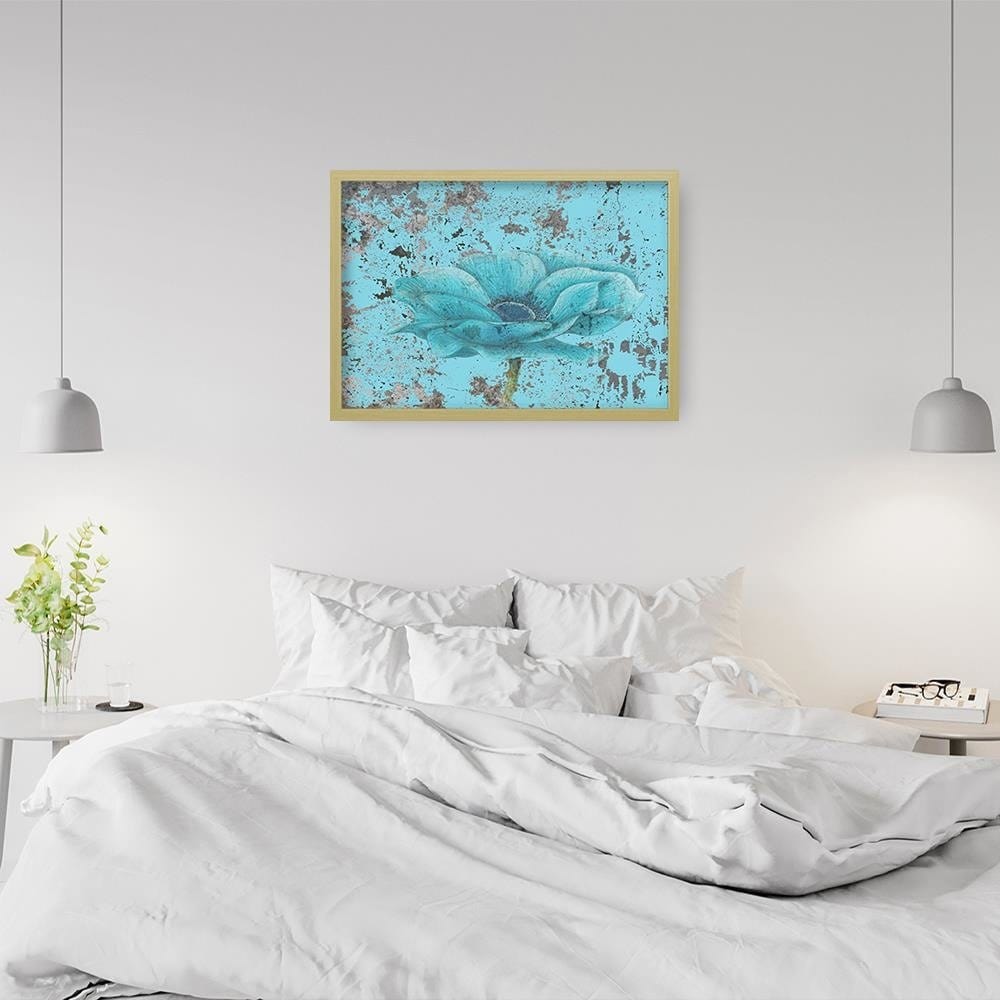 Glezna bēšā rāmī - Blue Orchid Home Trends DECO