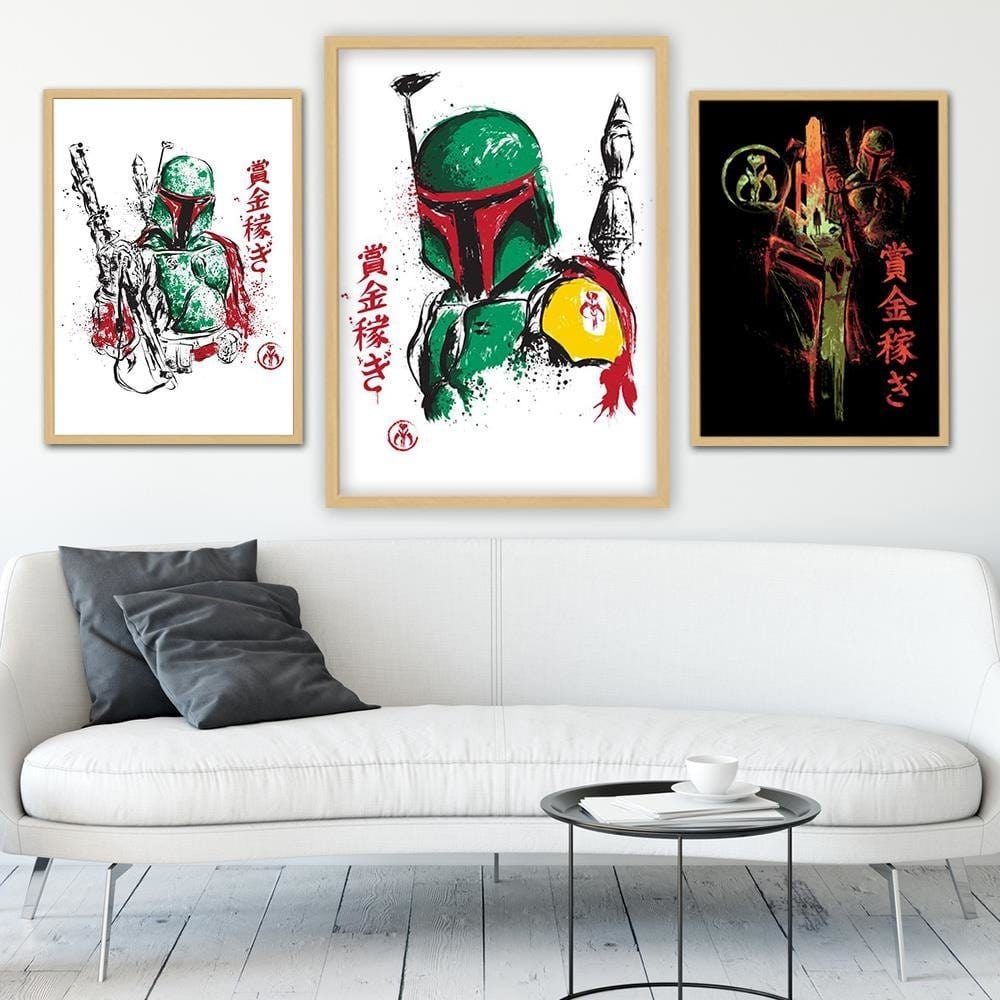 Glezna bēšā rāmī - Bounty Hunter Green Home Trends DECO