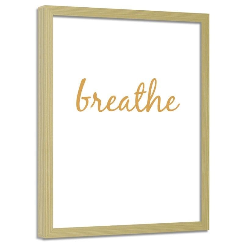 Glezna bēšā rāmī - Breathe 5 Home Trends DECO