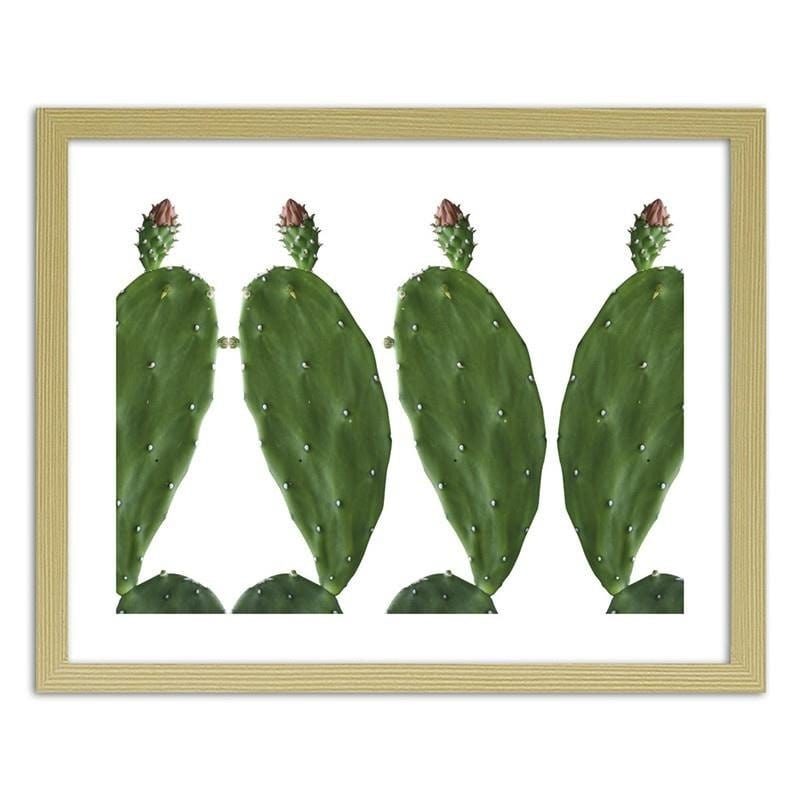 Glezna bēšā rāmī - Cactus 2 Home Trends DECO
