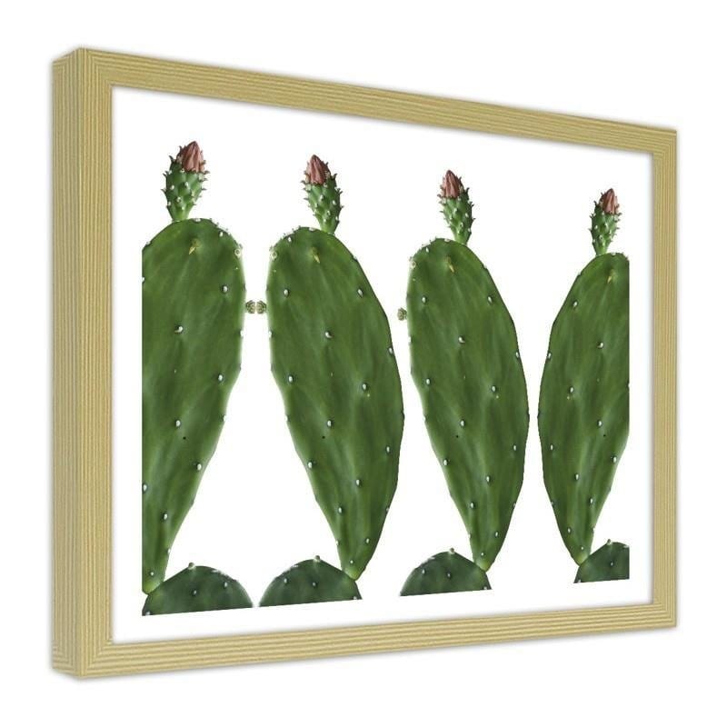 Glezna bēšā rāmī - Cactus 2 Home Trends DECO