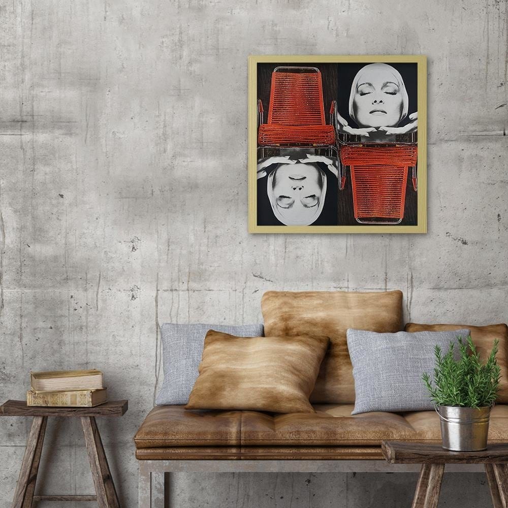 Glezna bēšā rāmī - China Woman Home Trends DECO