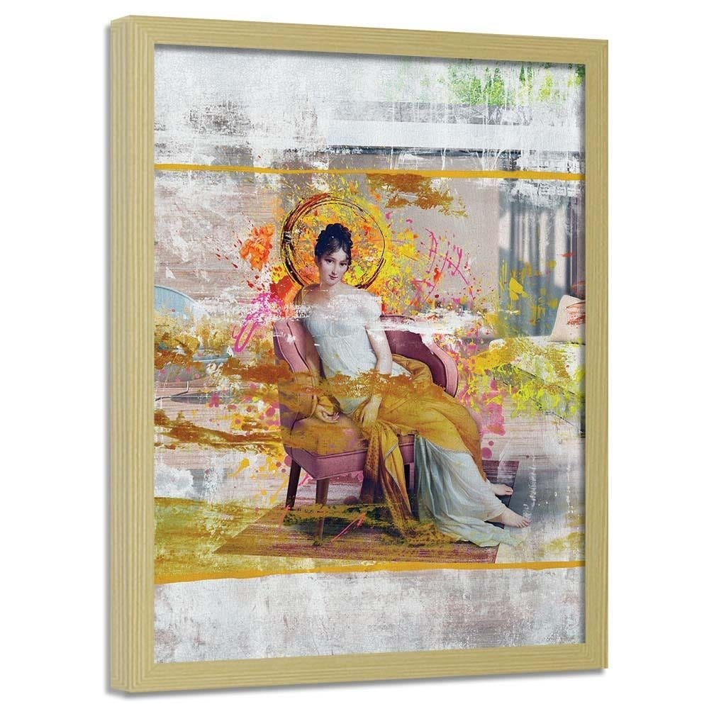 Glezna bēšā rāmī - Collage Home Trends DECO