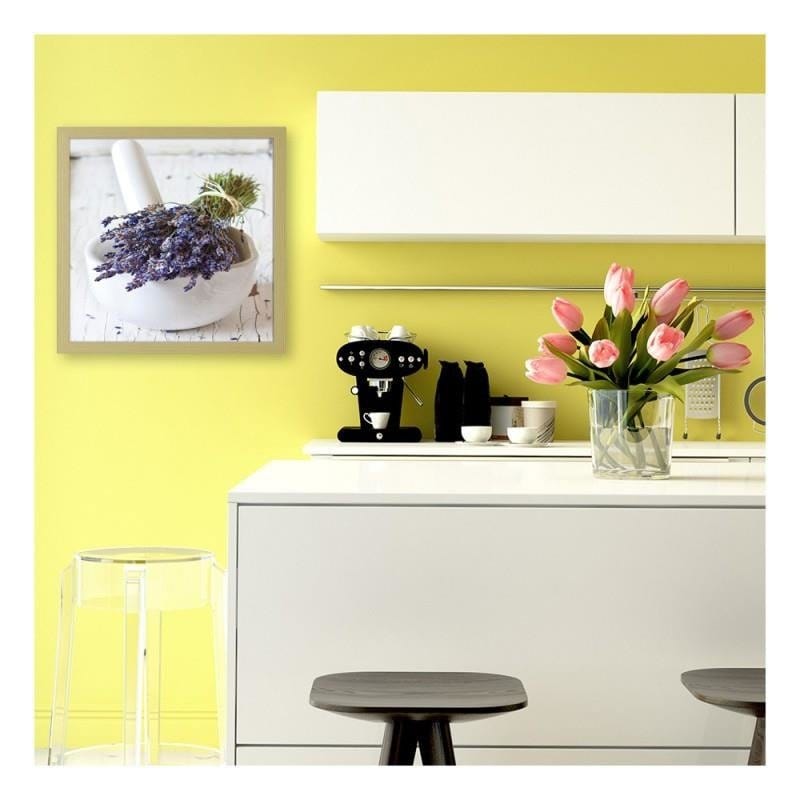 Glezna bēšā rāmī - Cornflower mortar Home Trends DECO