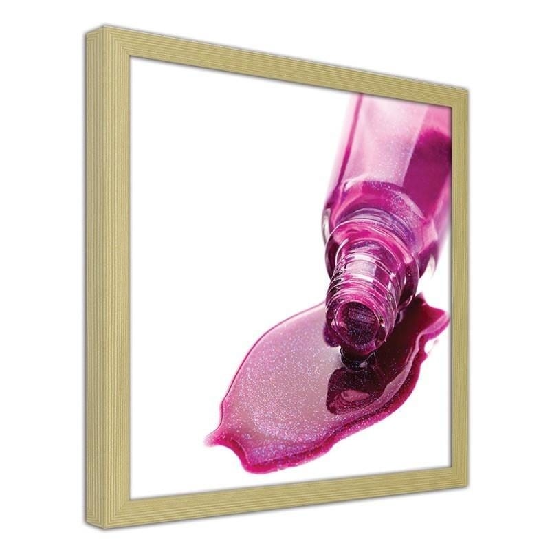 Glezna bēšā rāmī - Cosmetic salon lacquer Home Trends DECO
