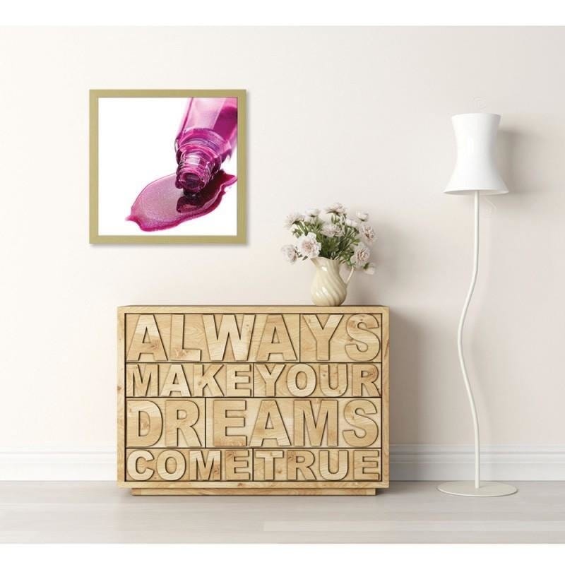 Glezna bēšā rāmī - Cosmetic salon lacquer Home Trends DECO