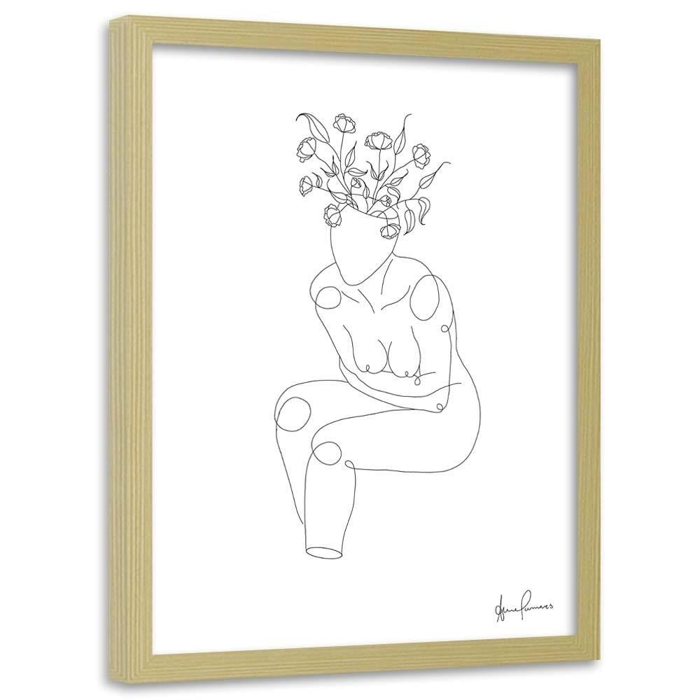 Glezna bēšā rāmī - Creative Thinking Home Trends DECO