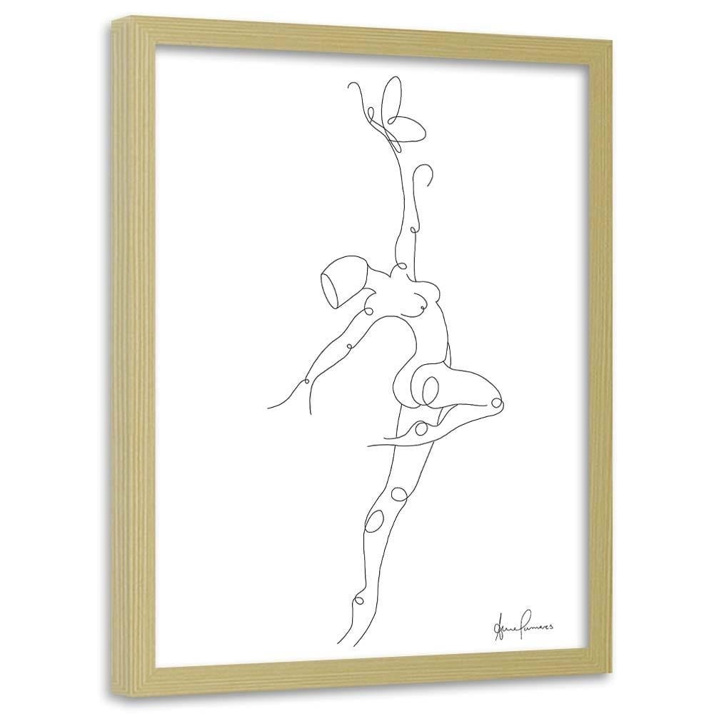 Glezna bēšā rāmī - Dancer Home Trends DECO