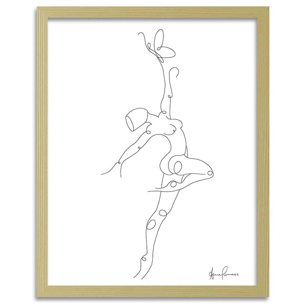 Glezna bēšā rāmī - Dancer Home Trends DECO