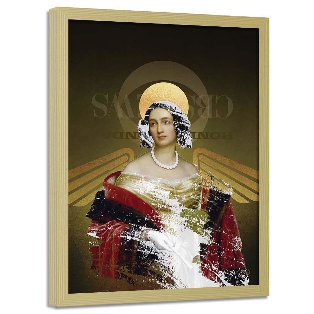 Glezna bēšā rāmī - Digital Art Home Trends DECO