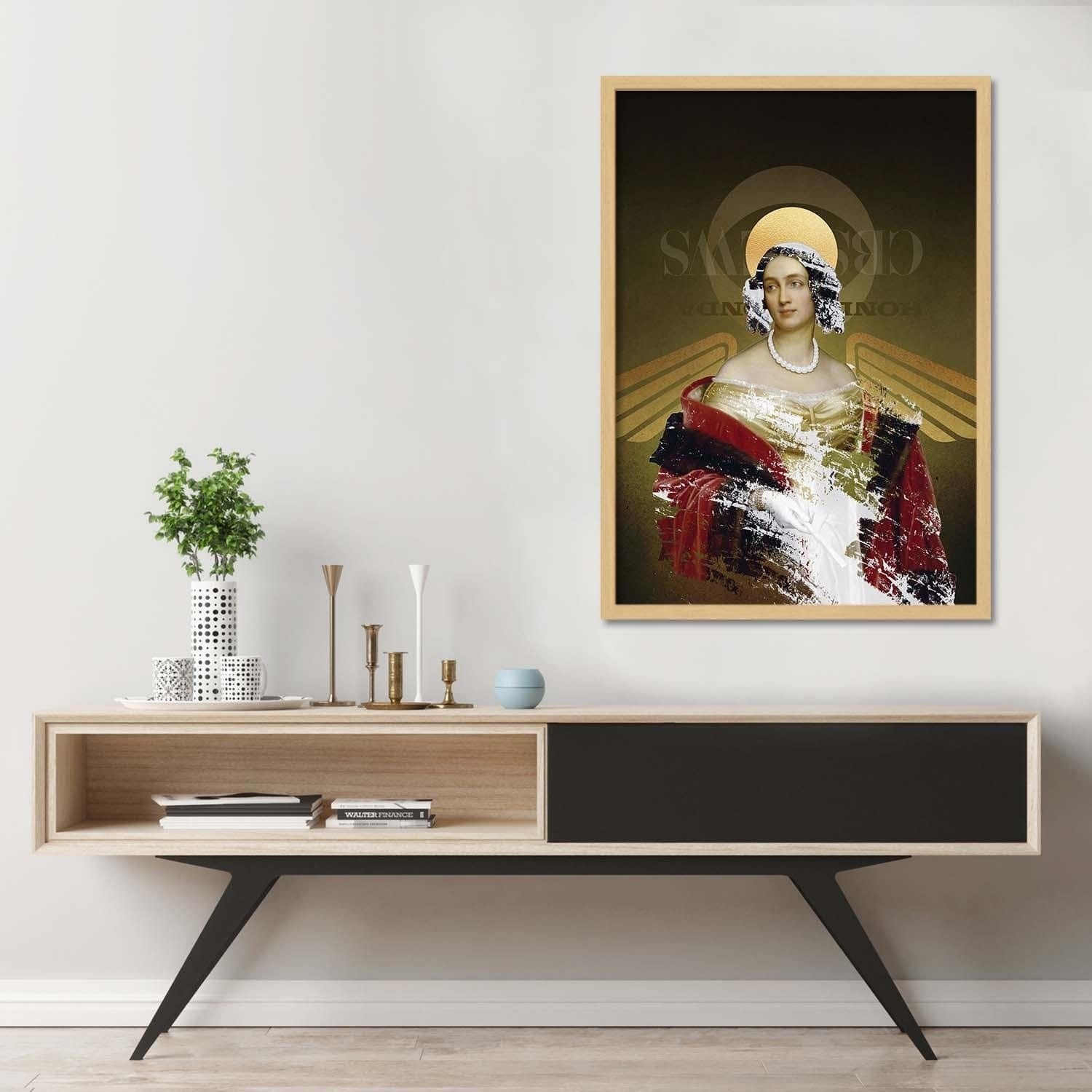 Glezna bēšā rāmī - Digital Art Home Trends DECO