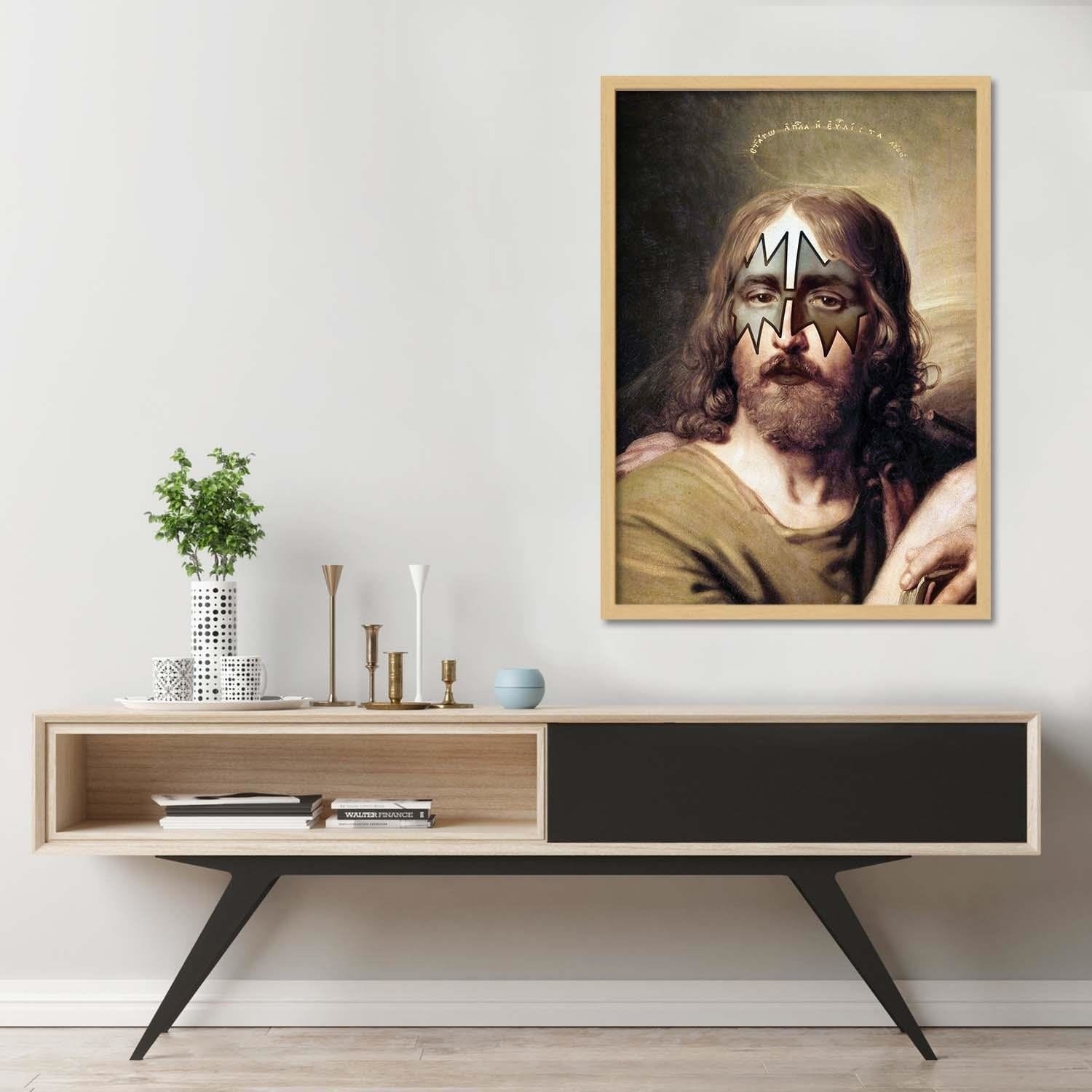 Glezna bēšā rāmī - Digital Art Home Trends DECO