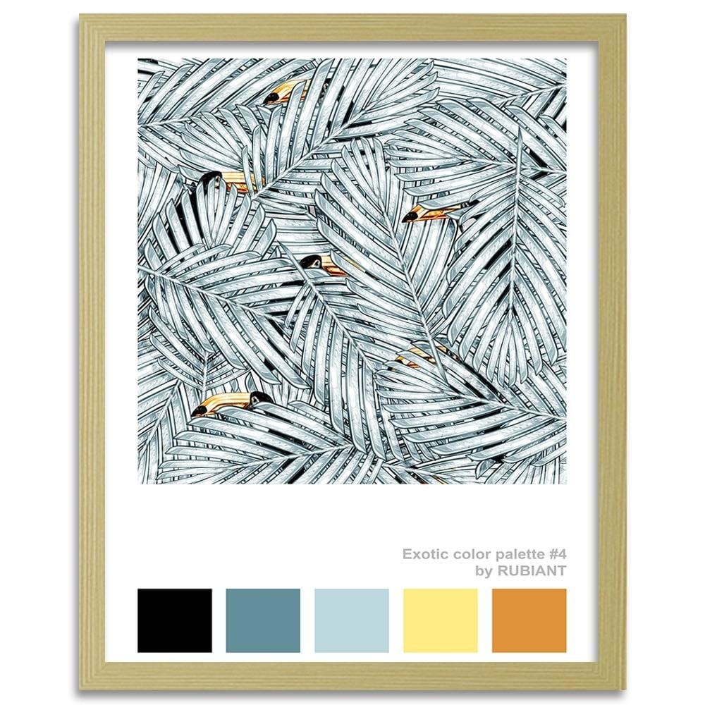 Glezna bēšā rāmī - Digital Art White Home Trends DECO