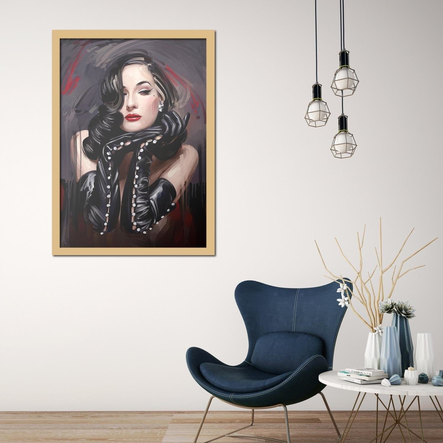 Glezna bēšā rāmī - Diva Home Trends DECO