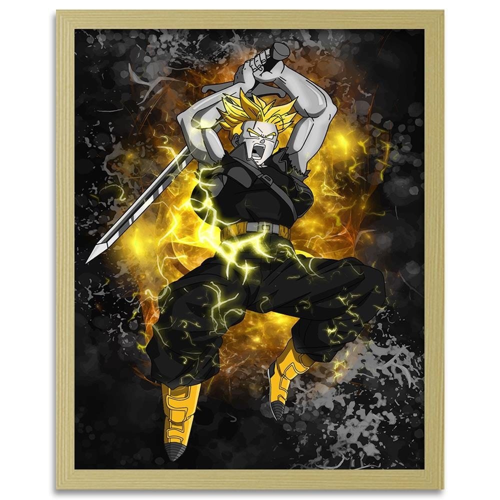 Glezna bēšā rāmī - Dragon Ball 3 Home Trends DECO