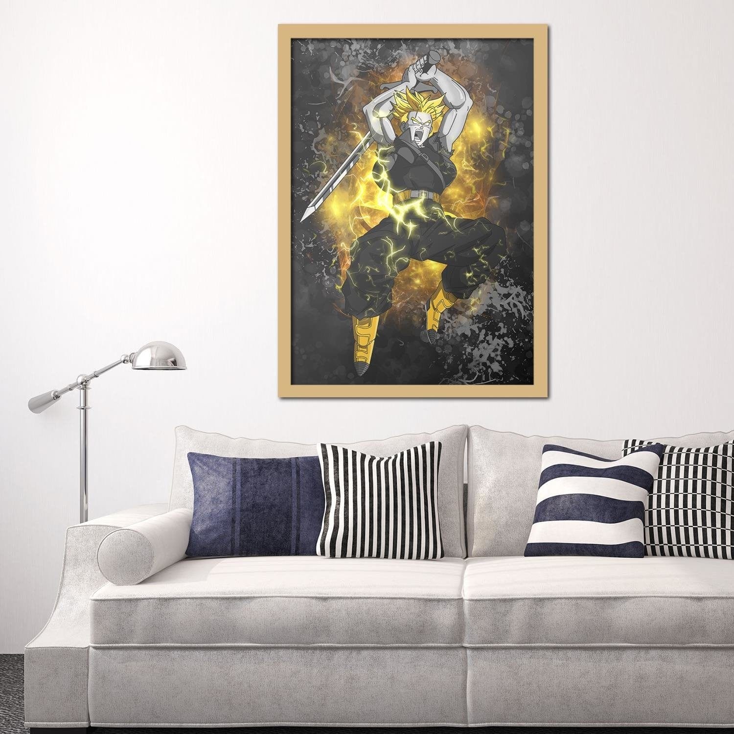 Glezna bēšā rāmī - Dragon Ball 3 Home Trends DECO