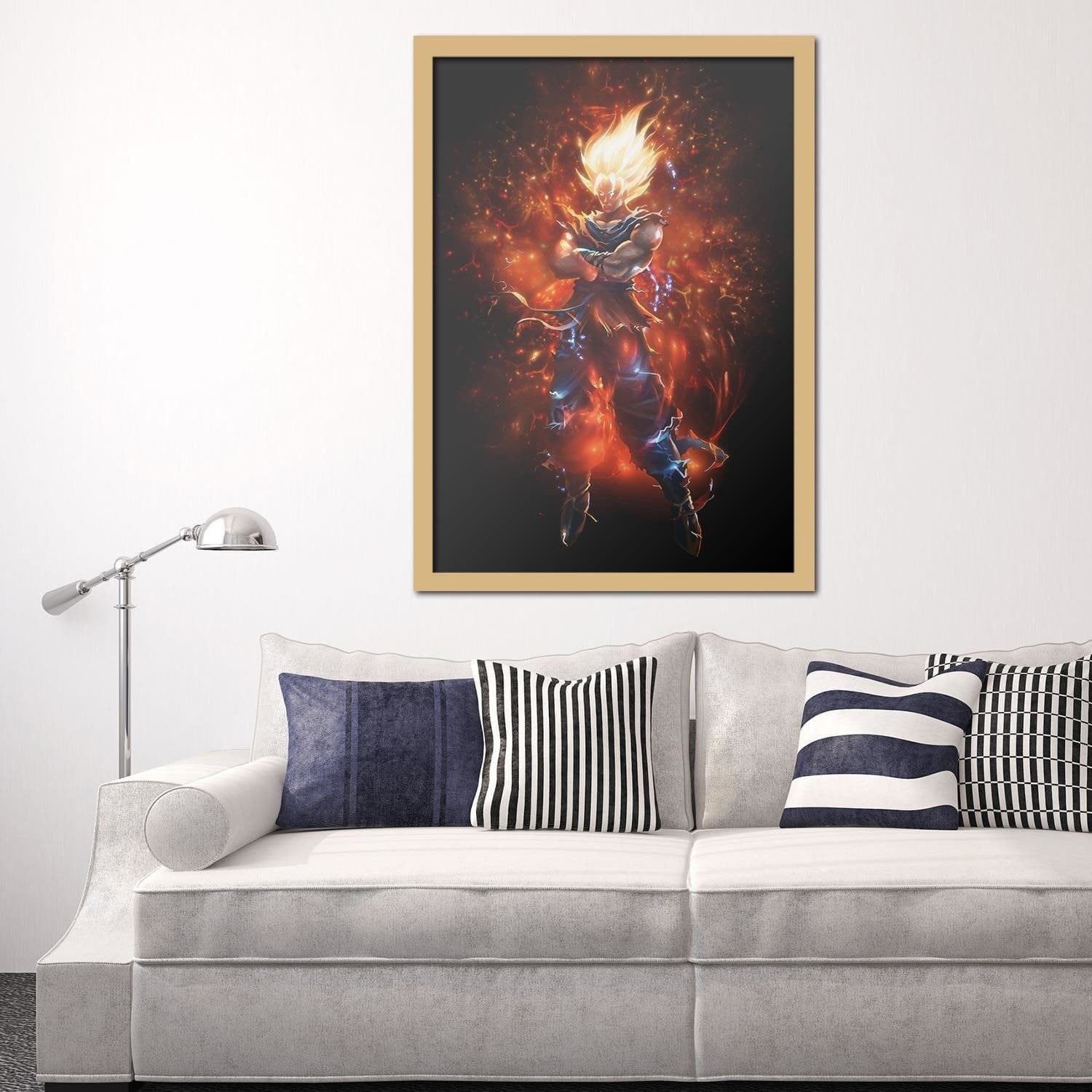 Glezna bēšā rāmī - Dragon Ball 5 Home Trends DECO