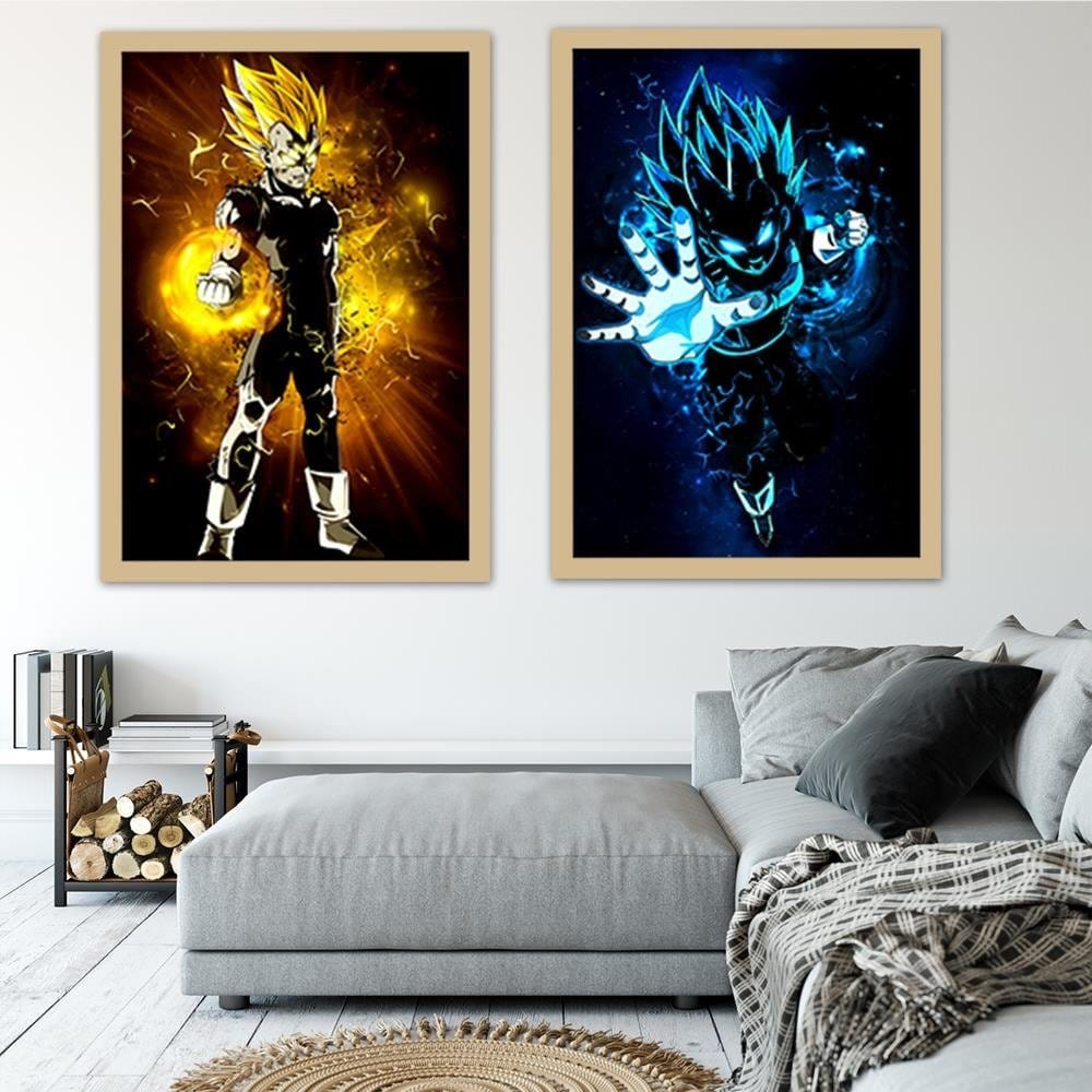 Glezna bēšā rāmī - Dragon Ball Home Trends DECO