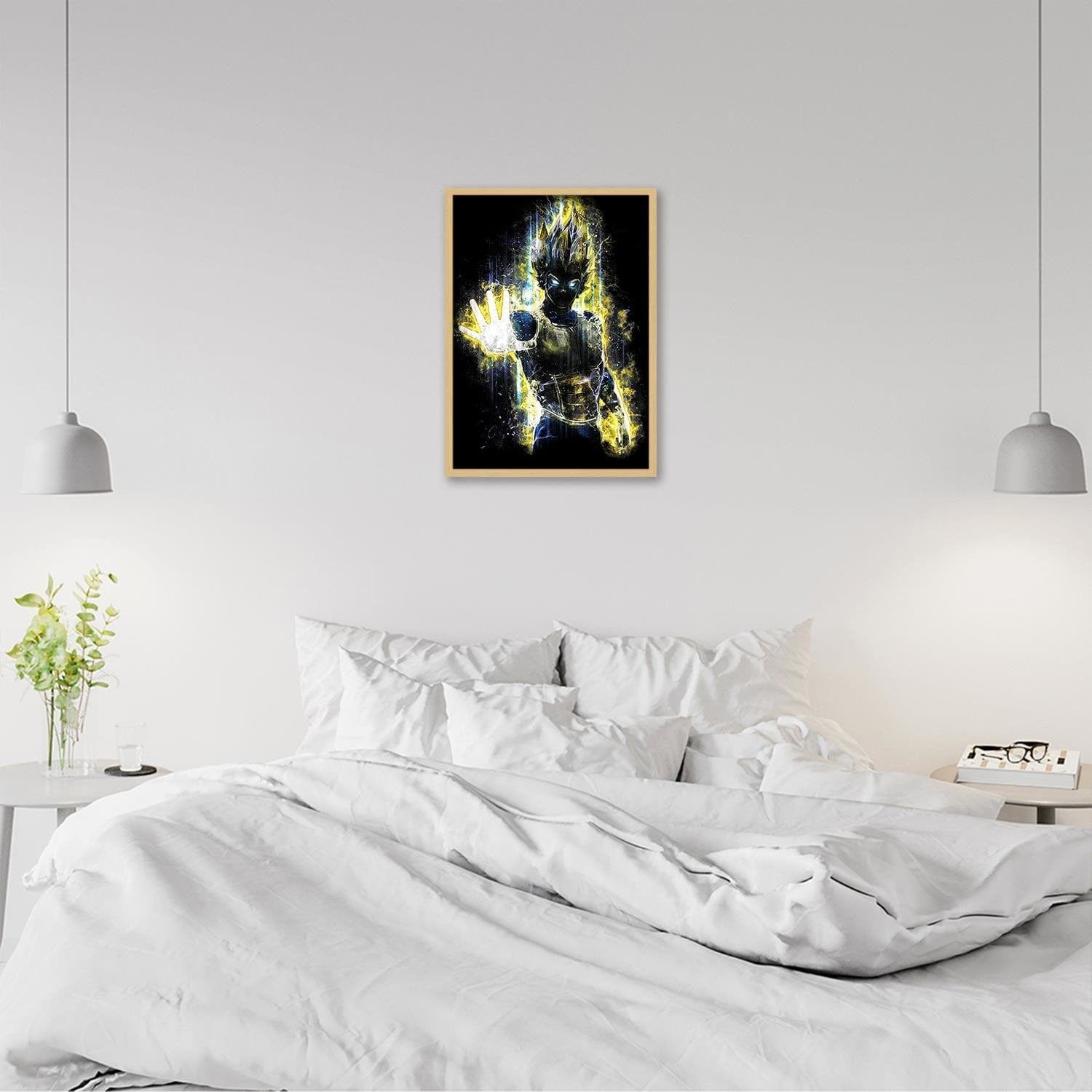 Glezna bēšā rāmī - Dragonball Vegeta Home Trends DECO