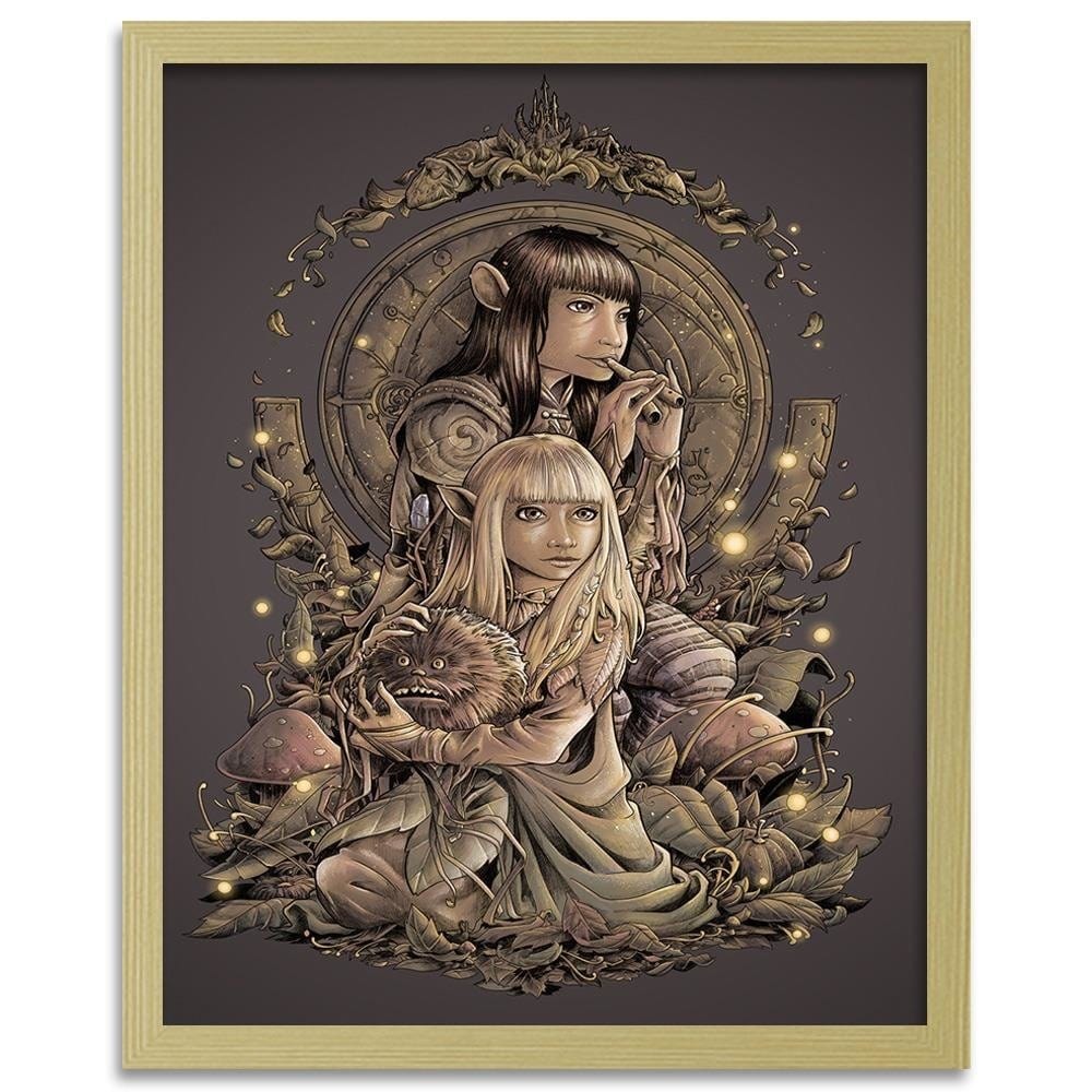 Glezna bēšā rāmī - Elven Pair Home Trends DECO