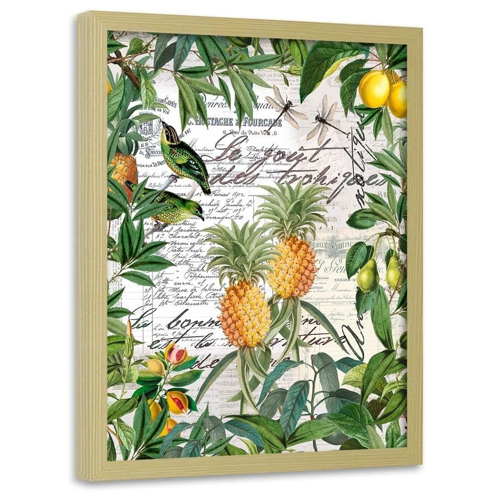 Glezna bēšā rāmī - Exoticism Home Trends DECO