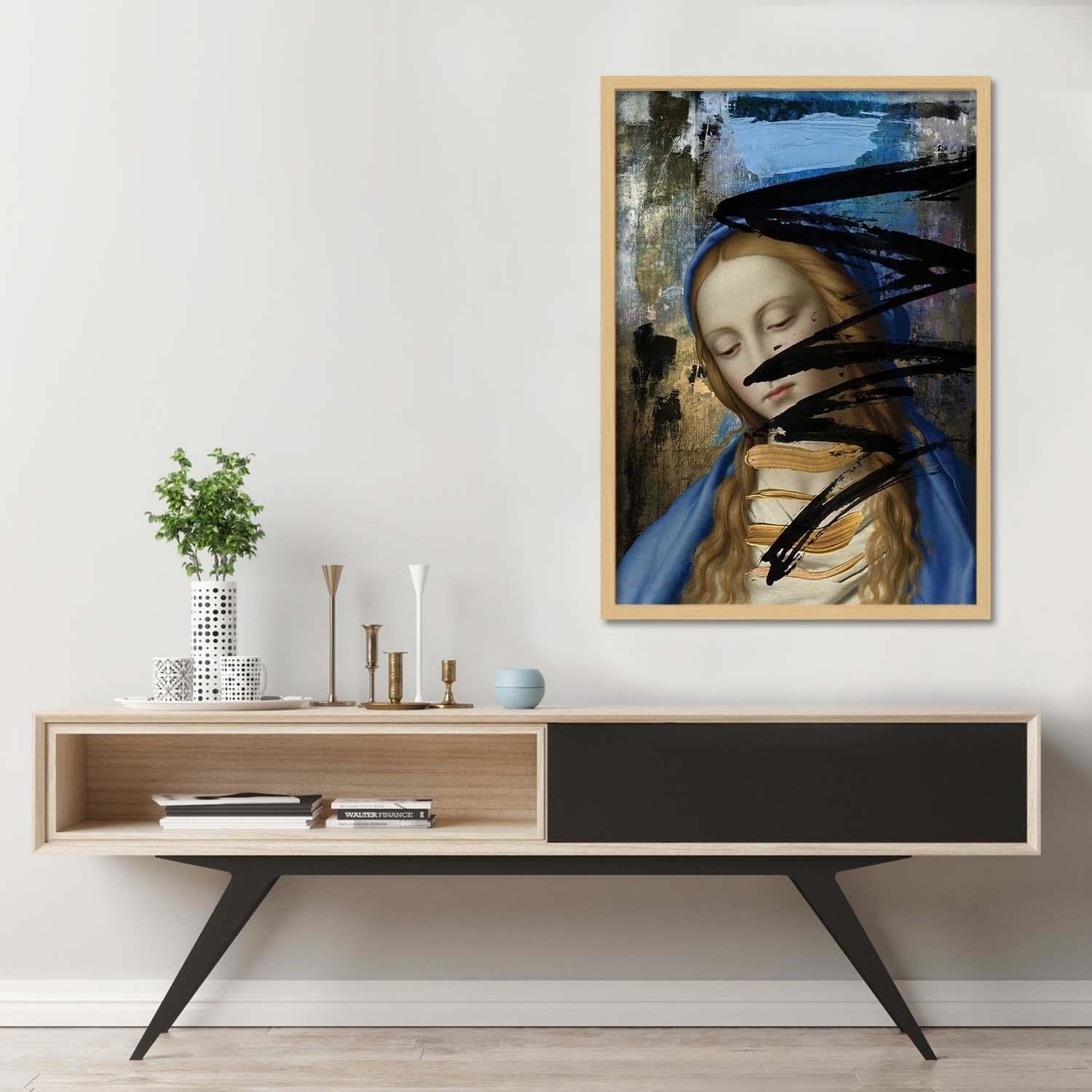 Glezna bēšā rāmī - Expressionism Image Home Trends DECO