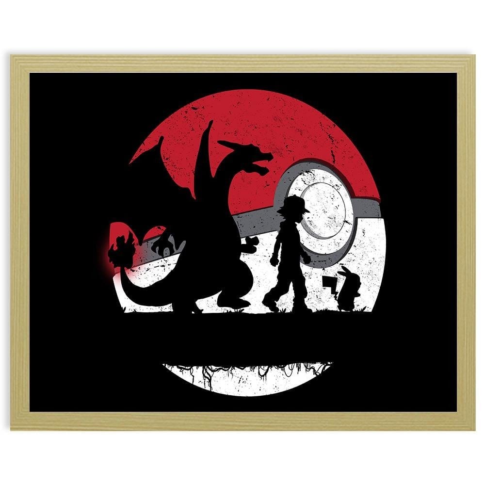 Glezna bēšā rāmī - Famous Anime Home Trends DECO