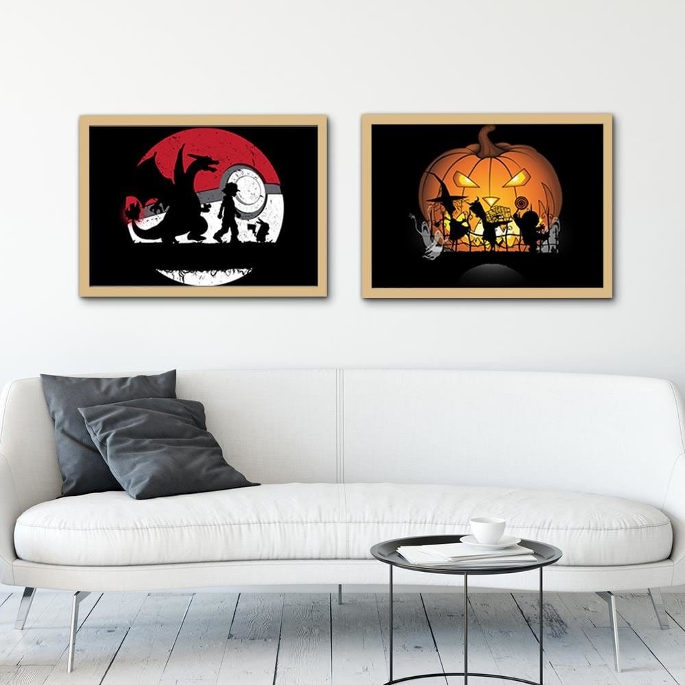 Glezna bēšā rāmī - Famous Anime Home Trends DECO