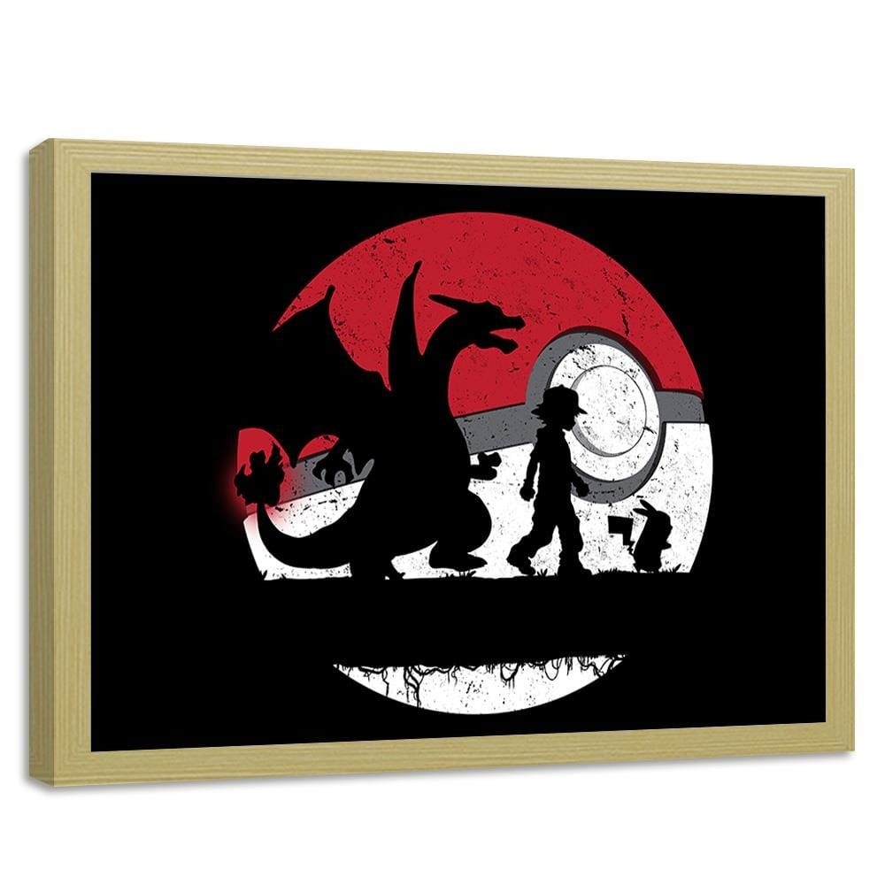 Glezna bēšā rāmī - Famous Anime Home Trends DECO