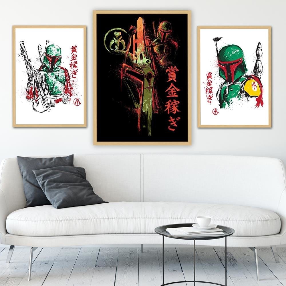 Glezna bēšā rāmī - Famous Film Sci-Fi Red Home Trends DECO