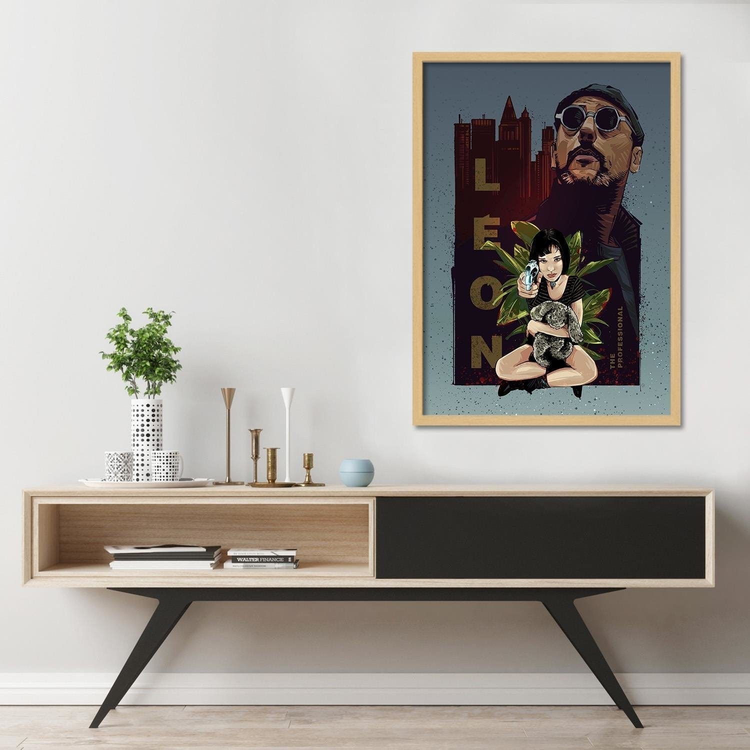 Glezna bēšā rāmī - Famous Movie Home Trends DECO