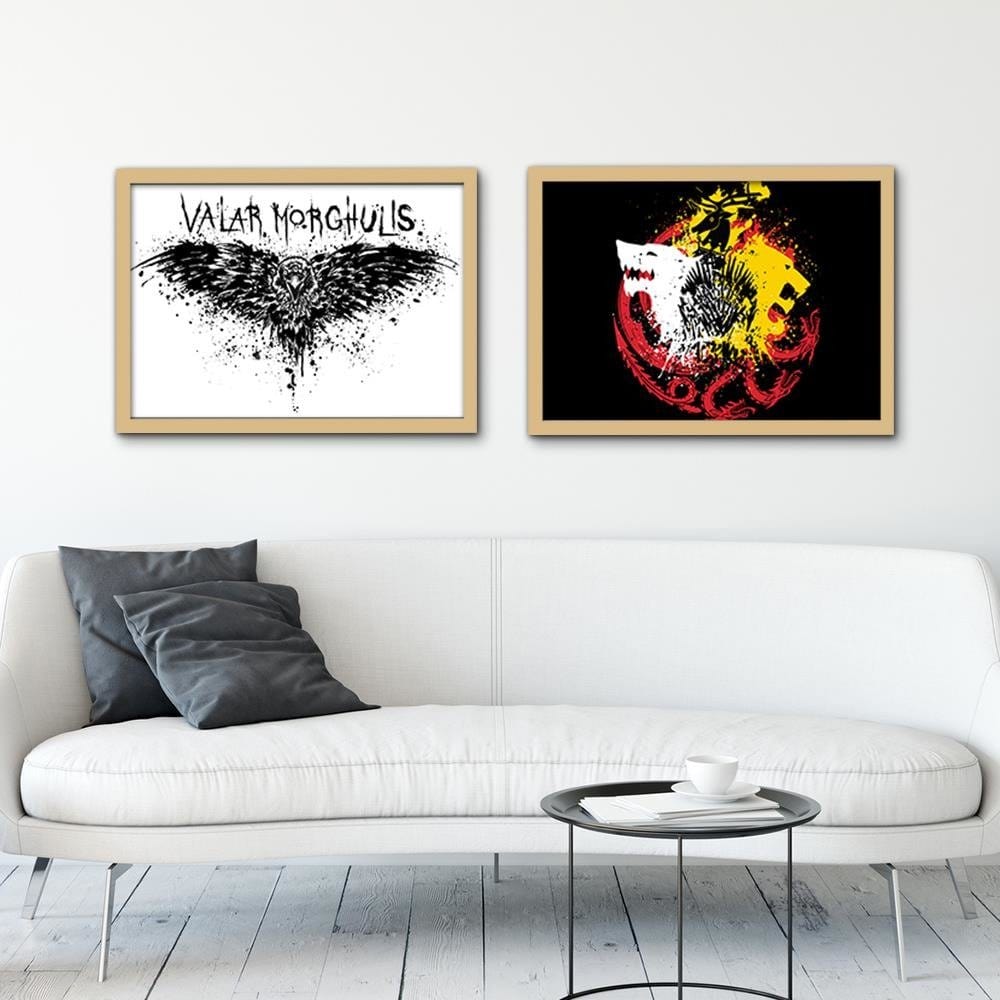 Glezna bēšā rāmī - Fanart Home Trends DECO