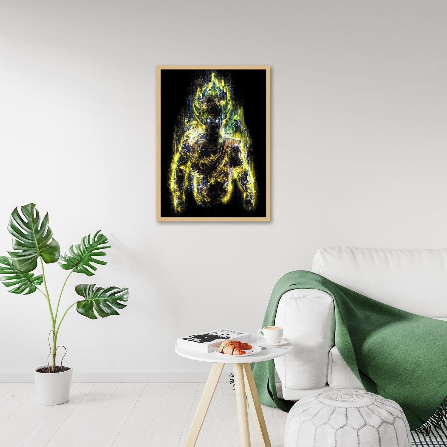 Glezna bēšā rāmī - Fantasy Anime Home Trends DECO