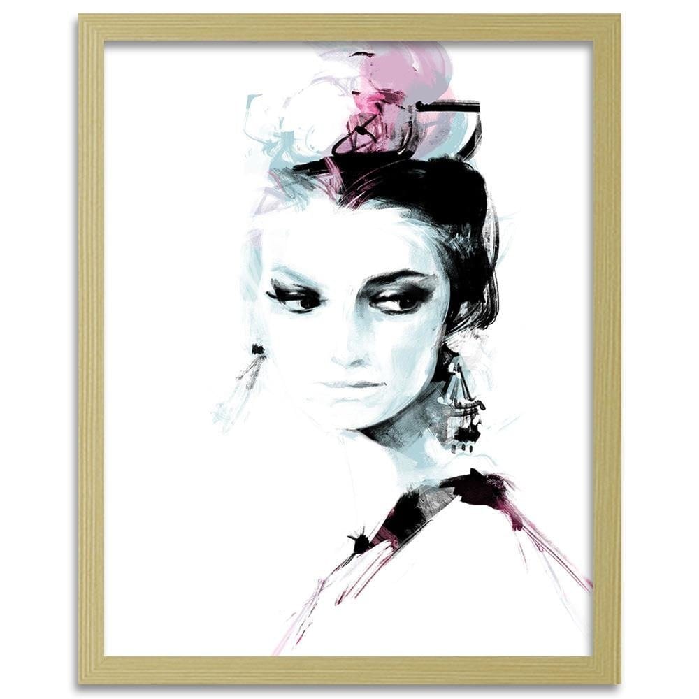Glezna bēšā rāmī - Fashion Beauty Home Trends DECO