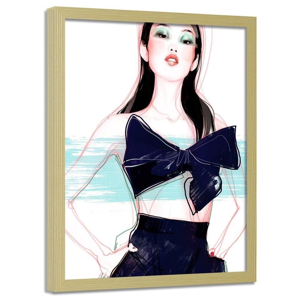 Glezna bēšā rāmī - Fashion Beauty Image Home Trends DECO