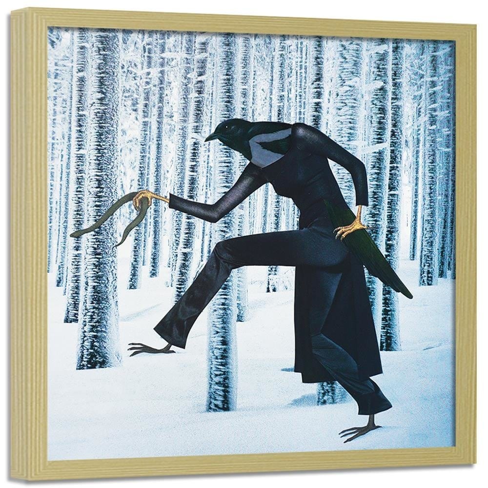 Glezna bēšā rāmī - Female Raven Home Trends DECO