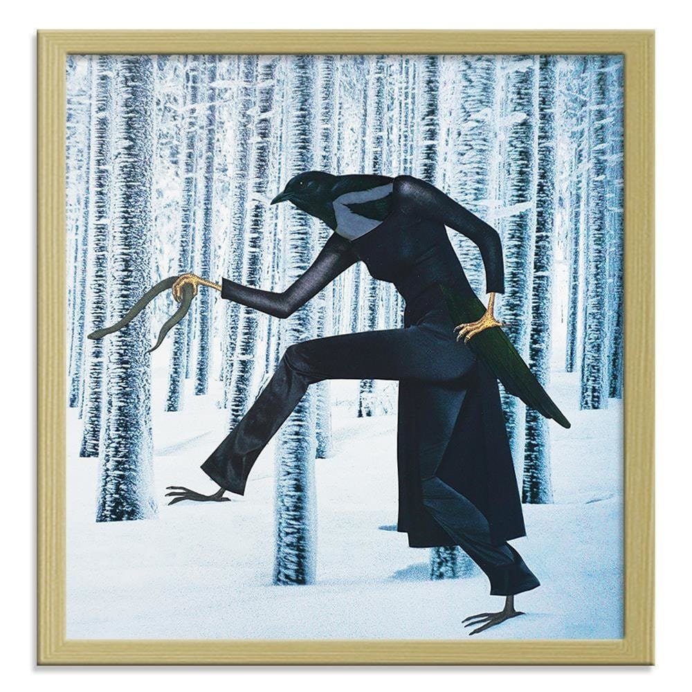 Glezna bēšā rāmī - Female Raven Home Trends DECO