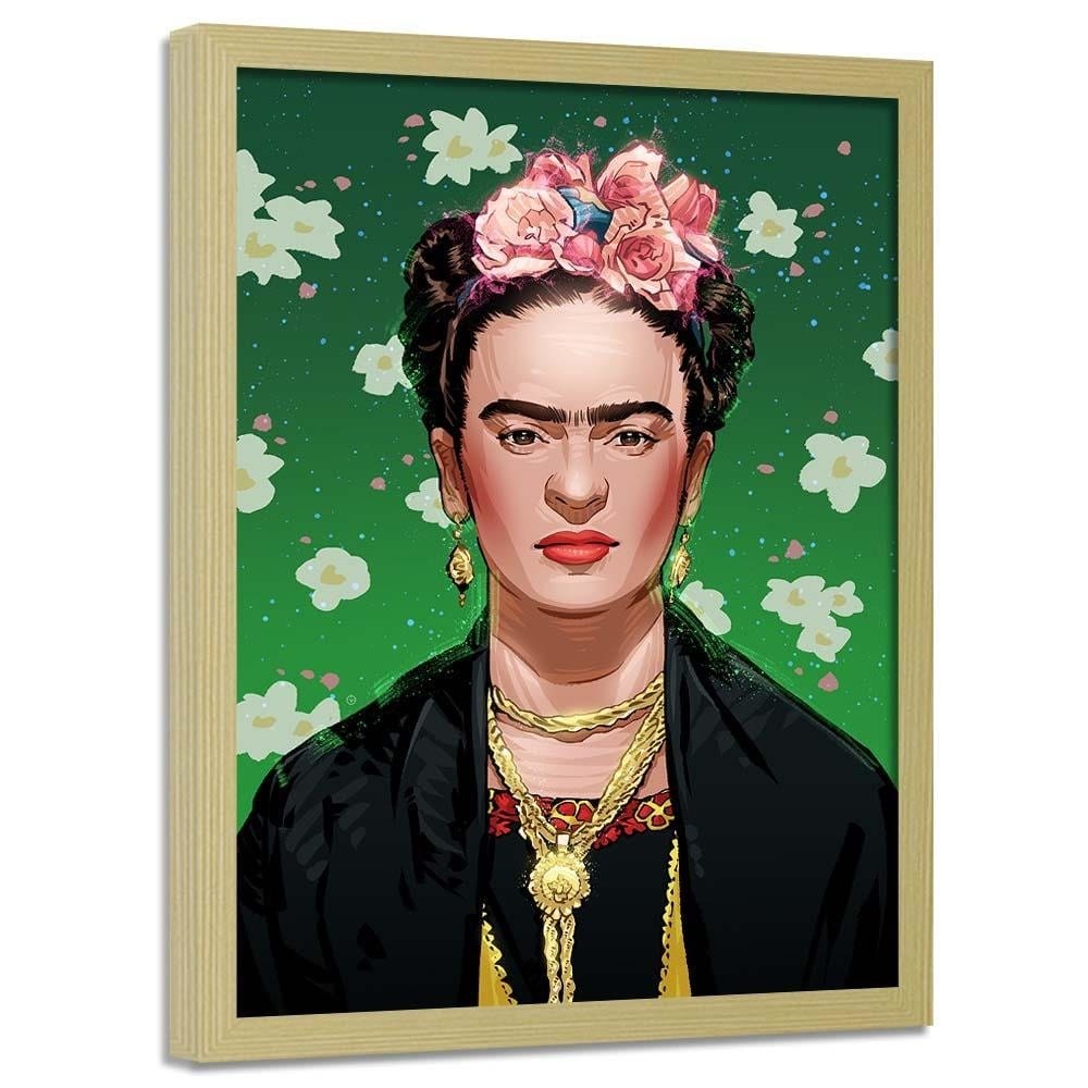 Glezna bēšā rāmī - Feminist Artwork Image Home Trends DECO