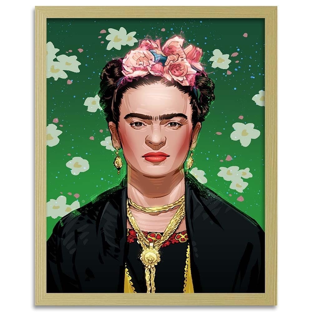 Glezna bēšā rāmī - Feminist Artwork Image Home Trends DECO