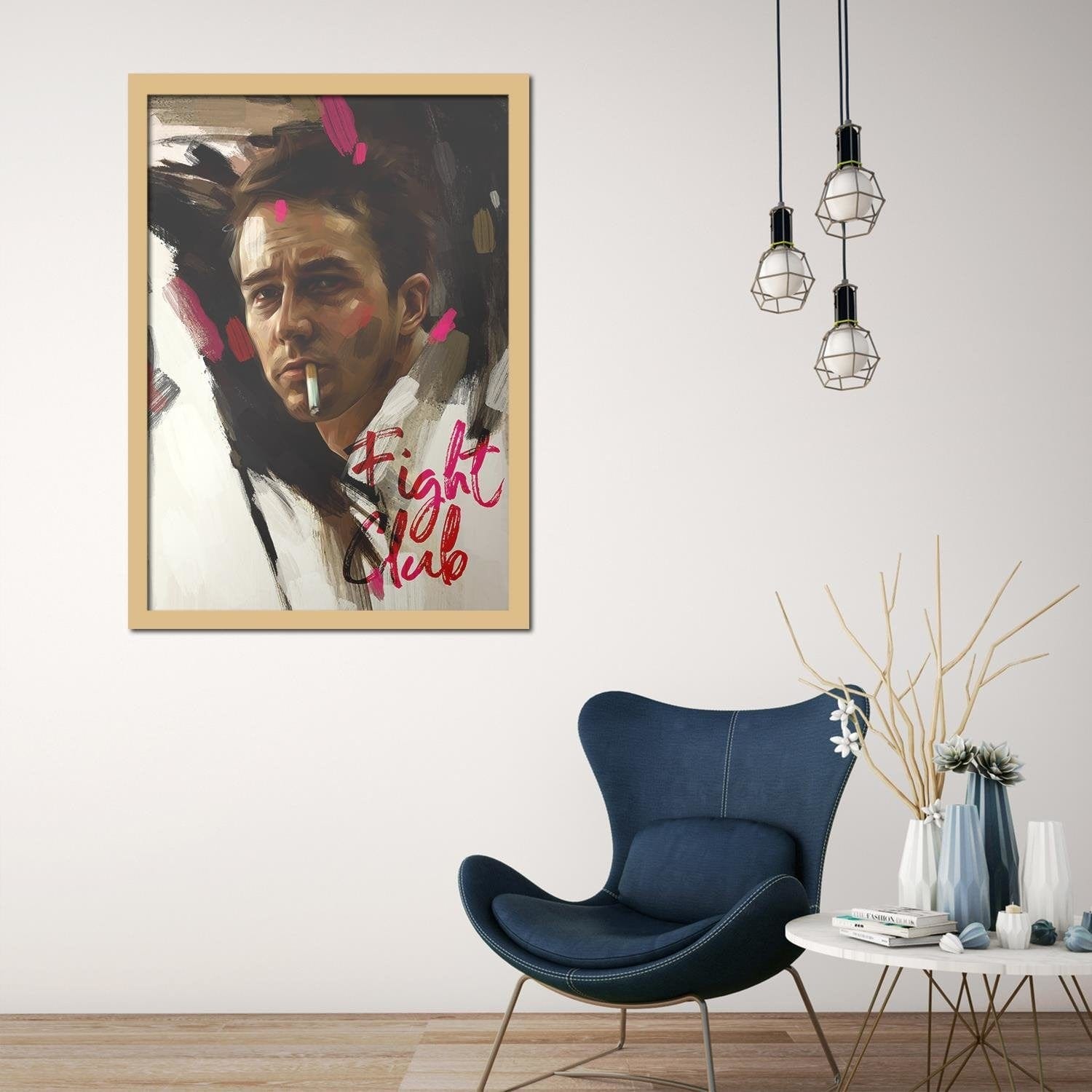 Glezna bēšā rāmī - Fight Club Home Trends DECO