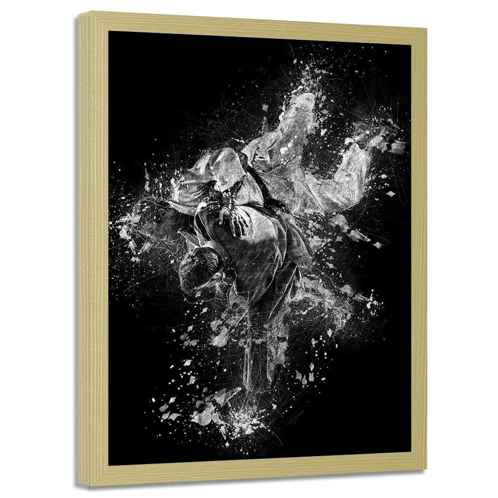 Glezna bēšā rāmī - Fighting Judo 1 Home Trends DECO