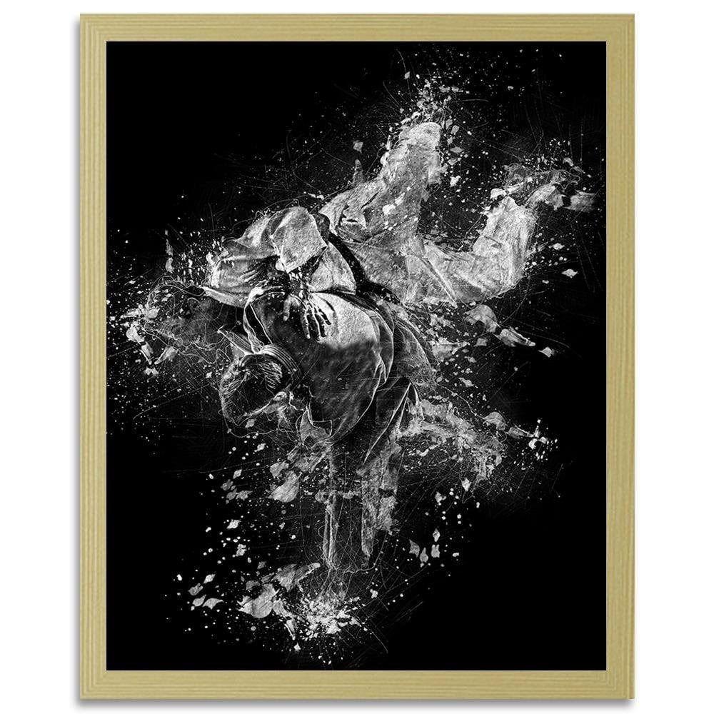 Glezna bēšā rāmī - Fighting Judo 1 Home Trends DECO