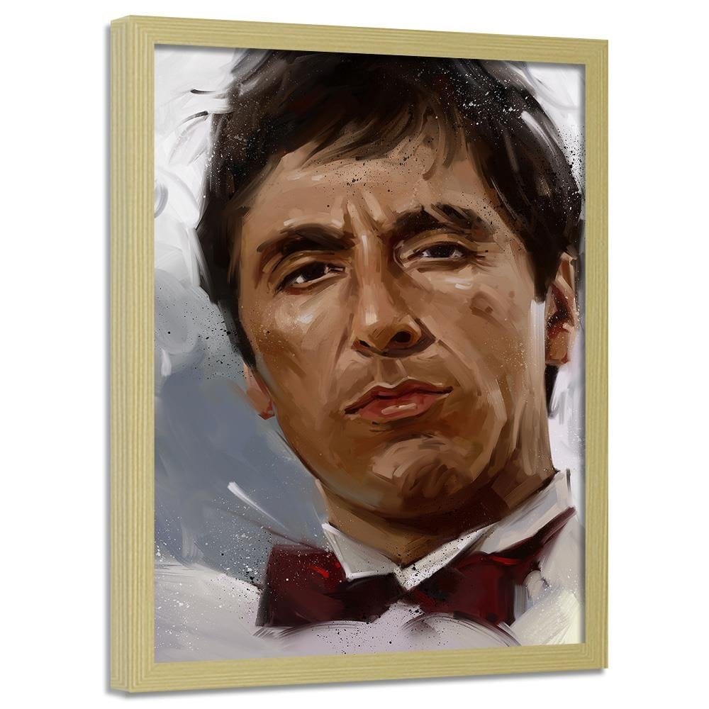 Glezna bēšā rāmī - Film Scarface Home Trends DECO