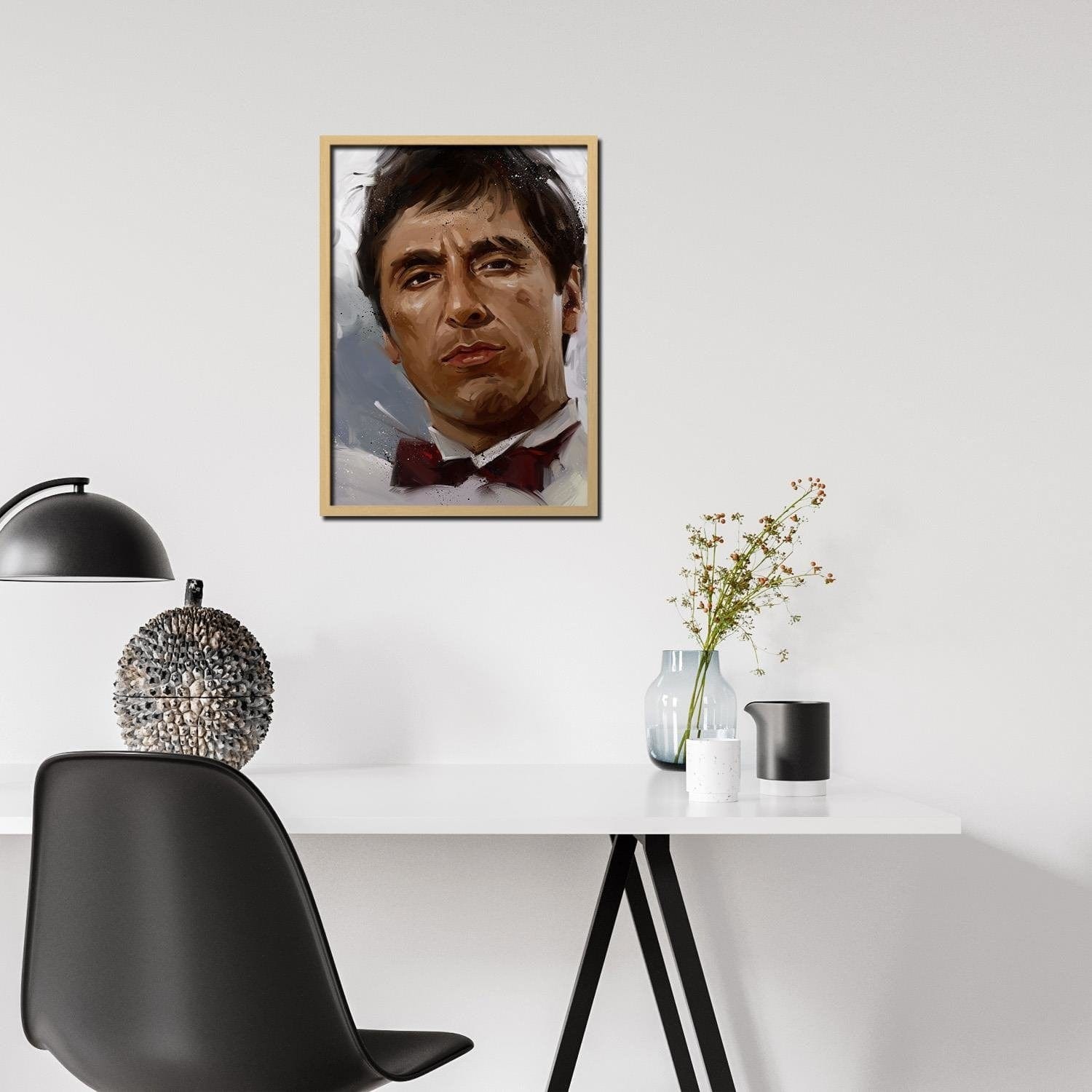 Glezna bēšā rāmī - Film Scarface Home Trends DECO