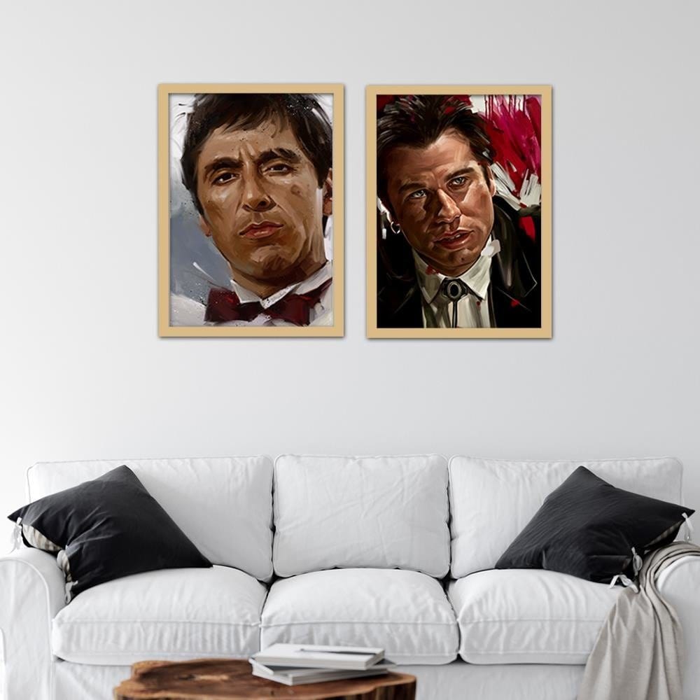 Glezna bēšā rāmī - Film Scarface Home Trends DECO