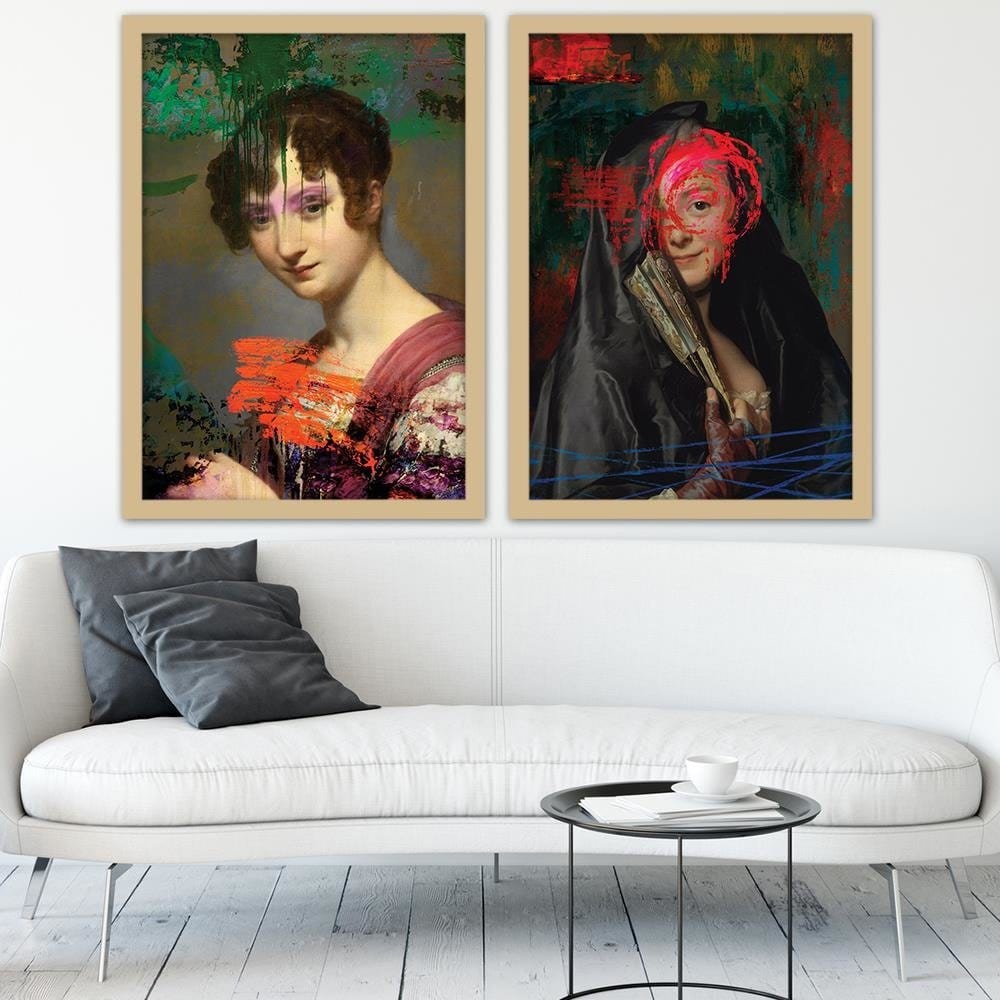 Glezna bēšā rāmī - For Loft Interior Home Trends DECO