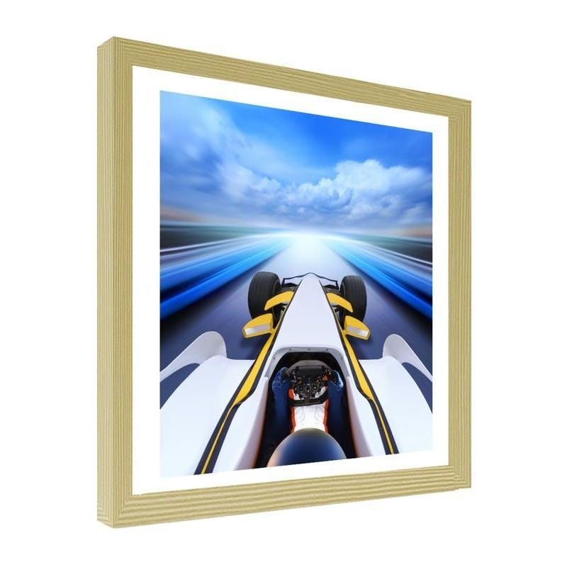 Glezna bēšā rāmī - Formula on the racetrack Home Trends DECO