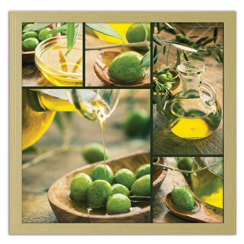 Glezna bēšā rāmī - Freshly harvested olives Home Trends DECO
